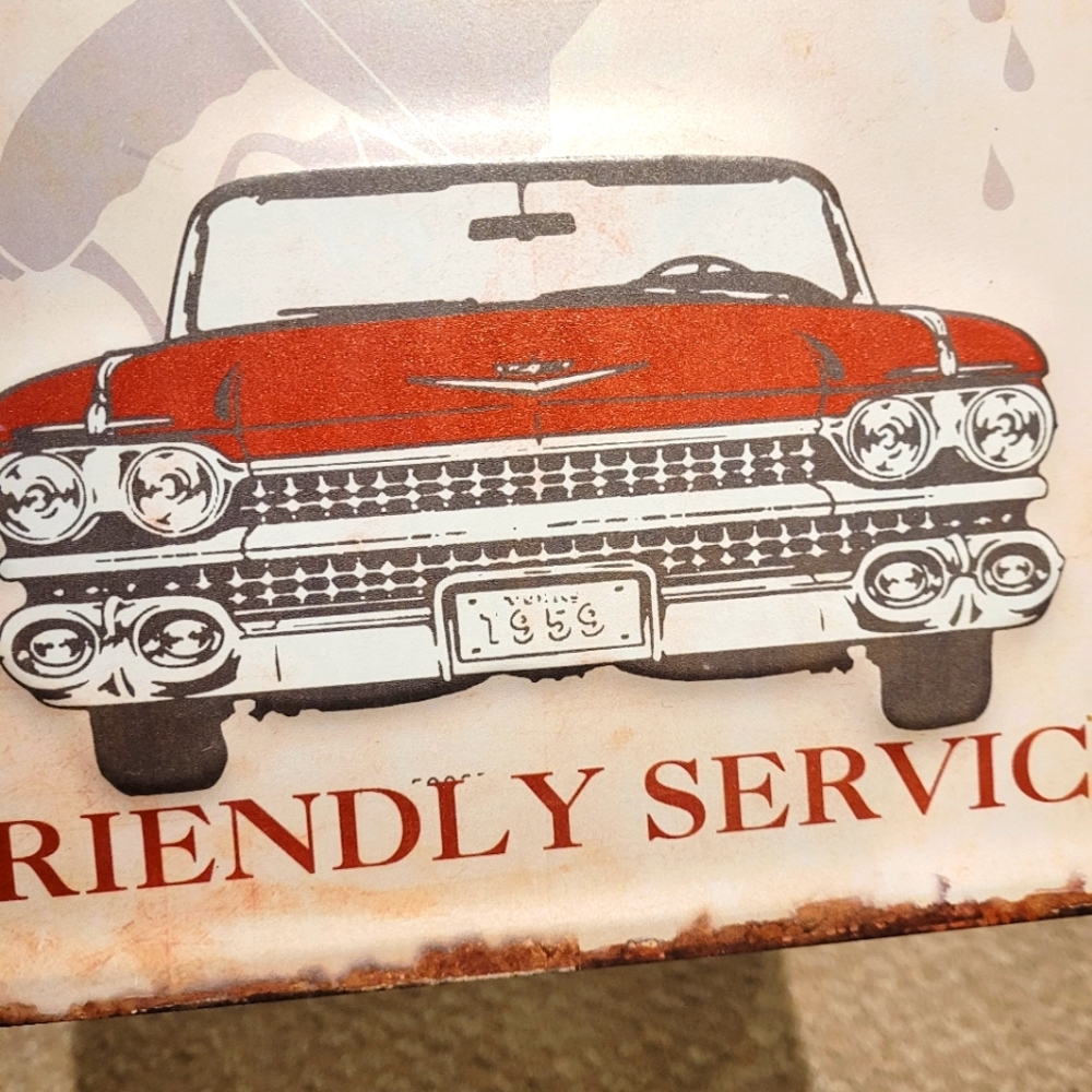Vintage reproduction tin sign - Picture 6 of 9